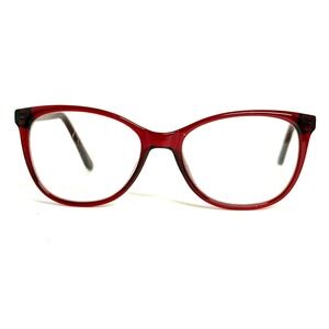 Tempo WP 7107 RD Red Cat Eye Eyeglasses Frames 50-16-135 Womens Eyewear